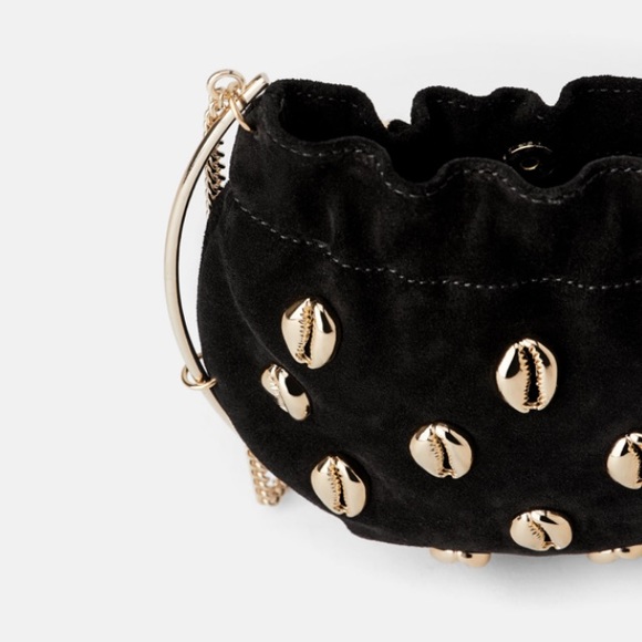 NWT Zara Leather Mini Crossbody - Picture 4 of 7